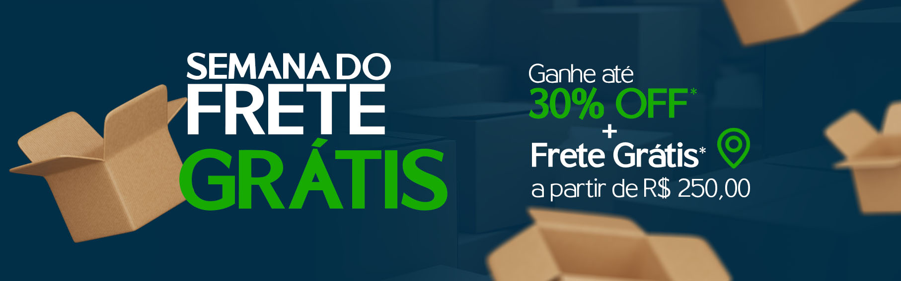 Semana do frete gratis - mobile